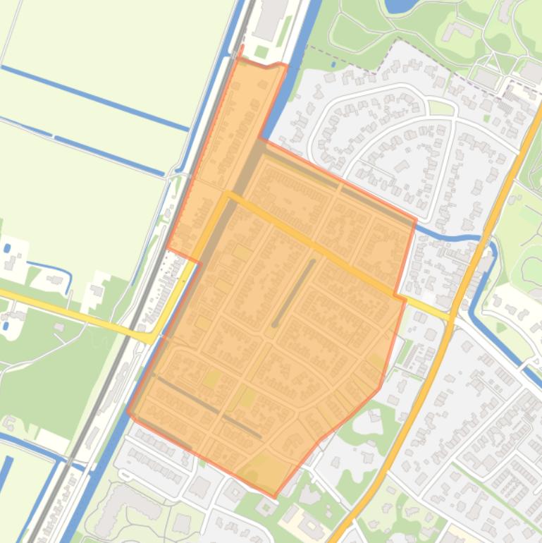 Kaart van de buurt Leidsevaart- Bloemhof.