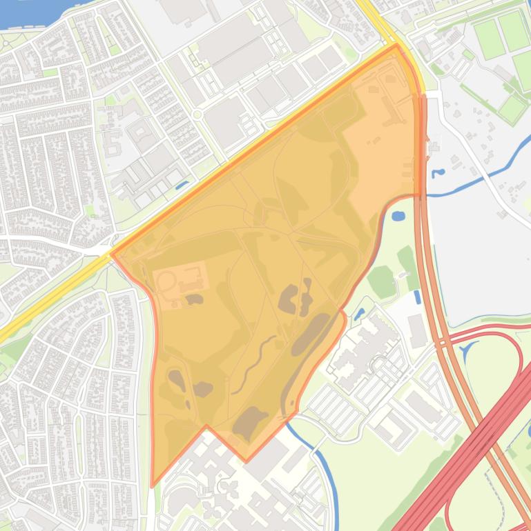 Kaart van de buurt Leijpark.