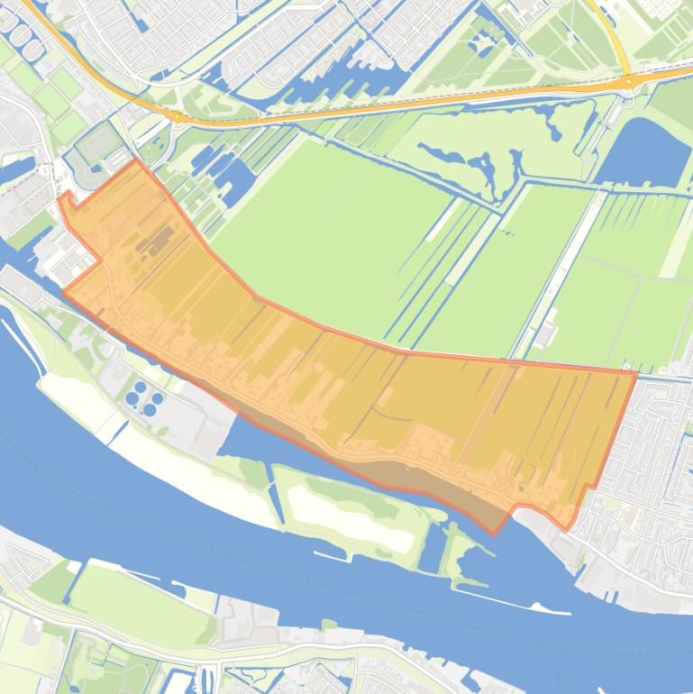 Kaart van de buurt Lekdijk.