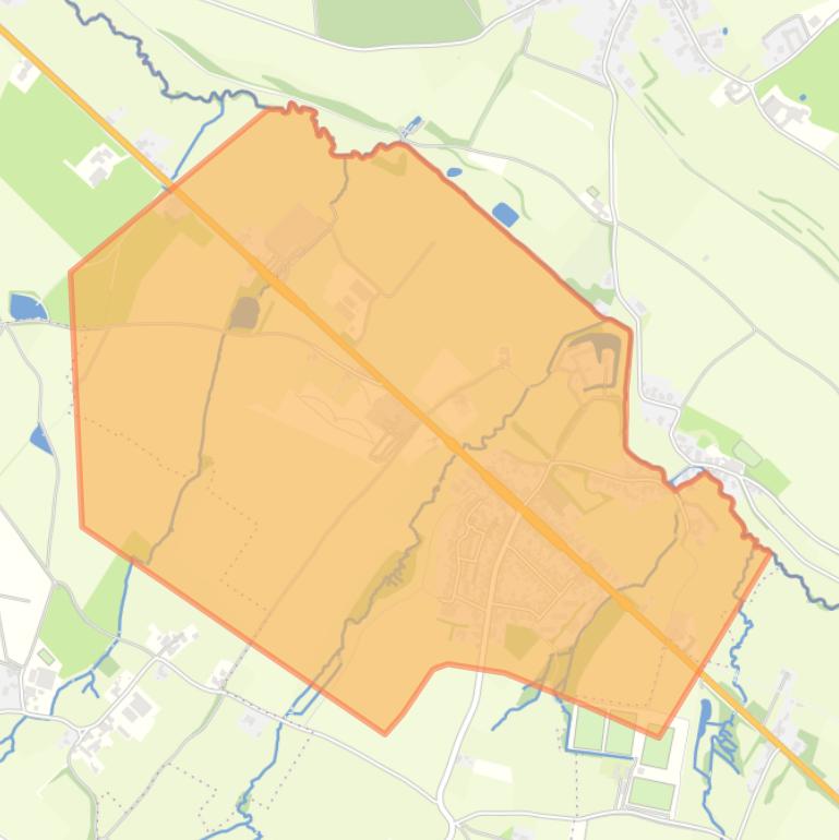 Kaart van de buurt Lemiers.