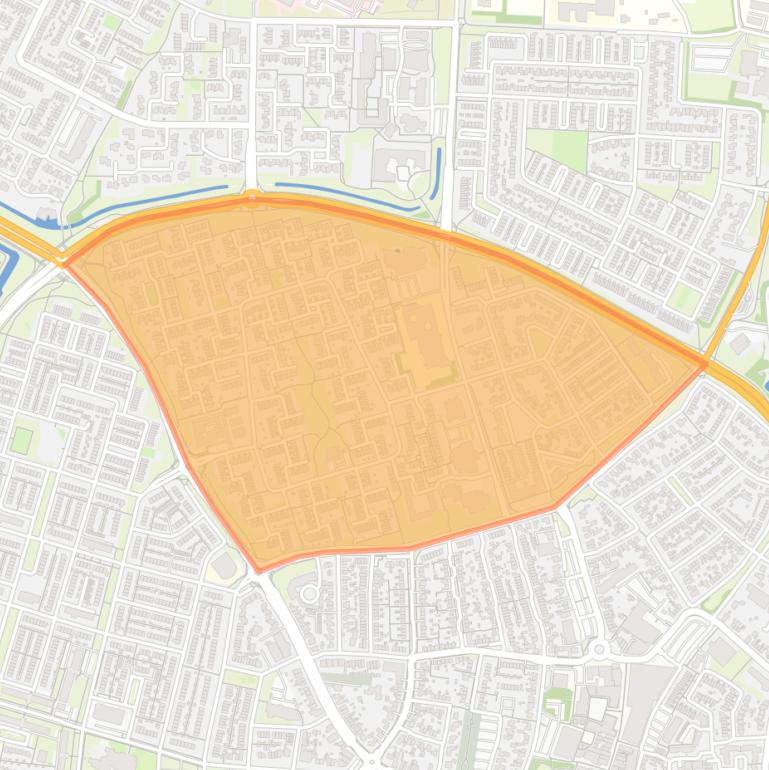 Kaart van de buurt Lentemorgen I.
