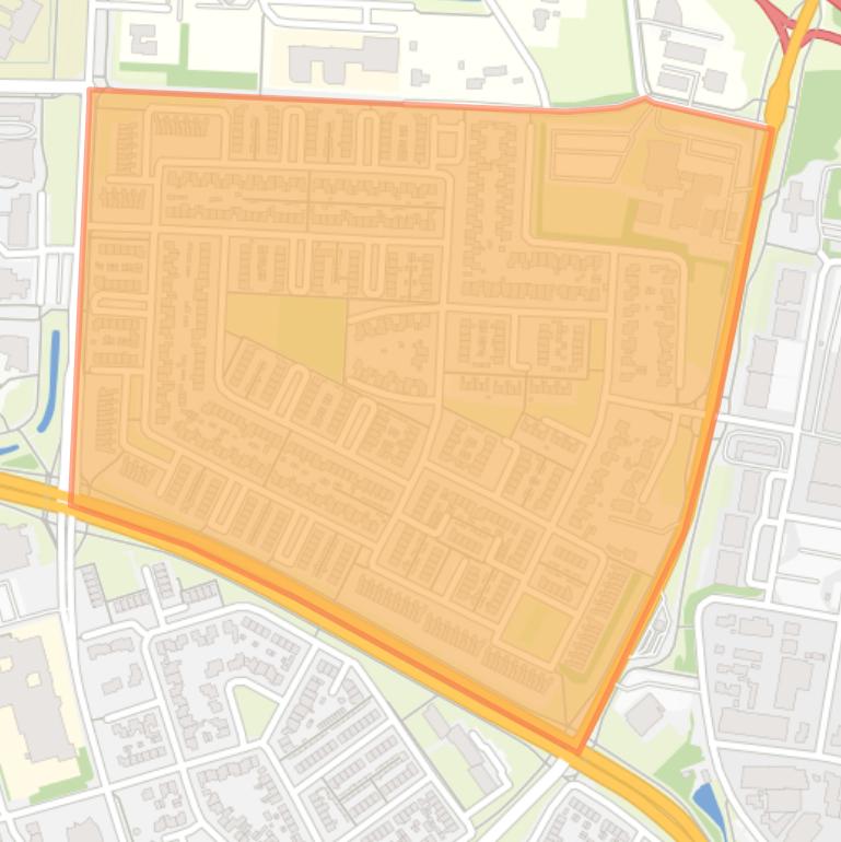 Kaart van de buurt Lentemorgen II.