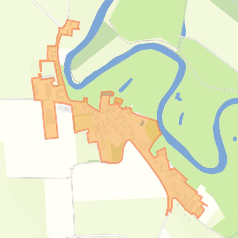 Kaart van de buurt Lerop.