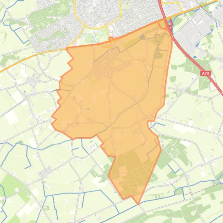 Kaart van de buurt Leunen.