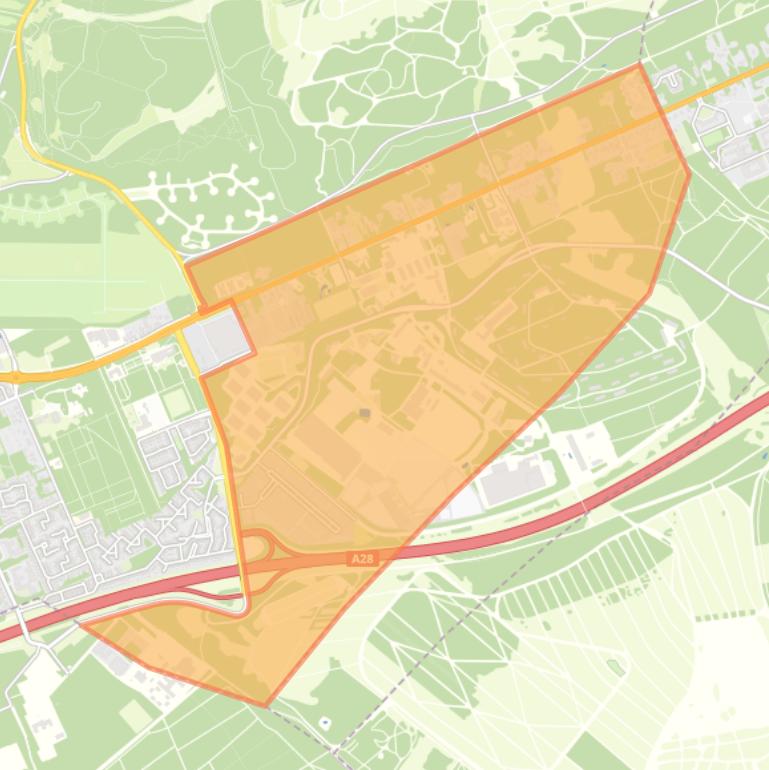 Kaart van de buurt Leusderheide.