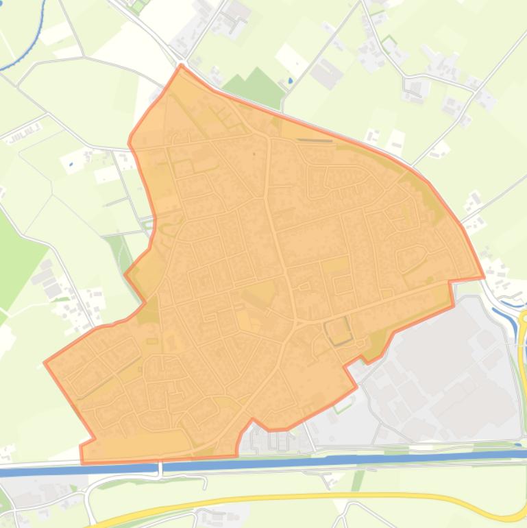 Kaart van de buurt Lieshout.