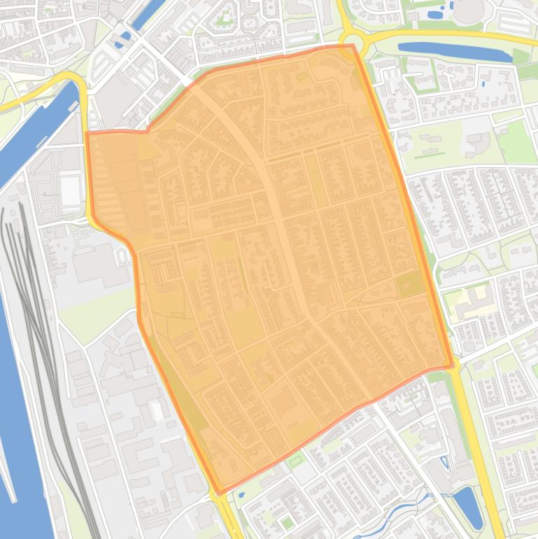 Kaart van de buurt Lievenspolder.