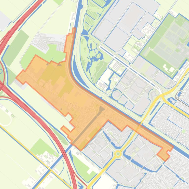 Kaart van de buurt Lijnden.