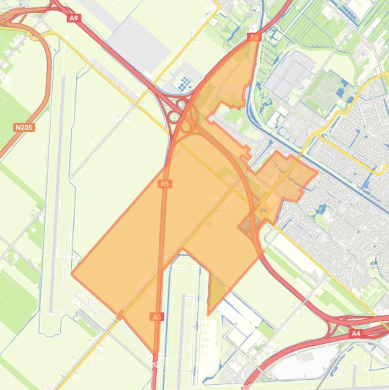 Kaart van de buurt Lijnden Omgeving.