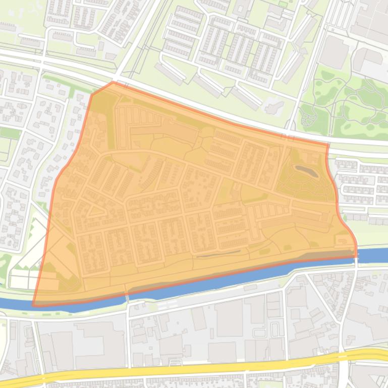 Kaart van de buurt Lijnse Hoek West.