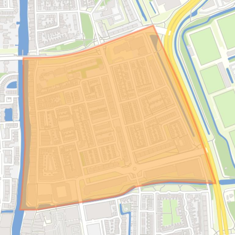 Kaart van de buurt Lijsterlaan.
