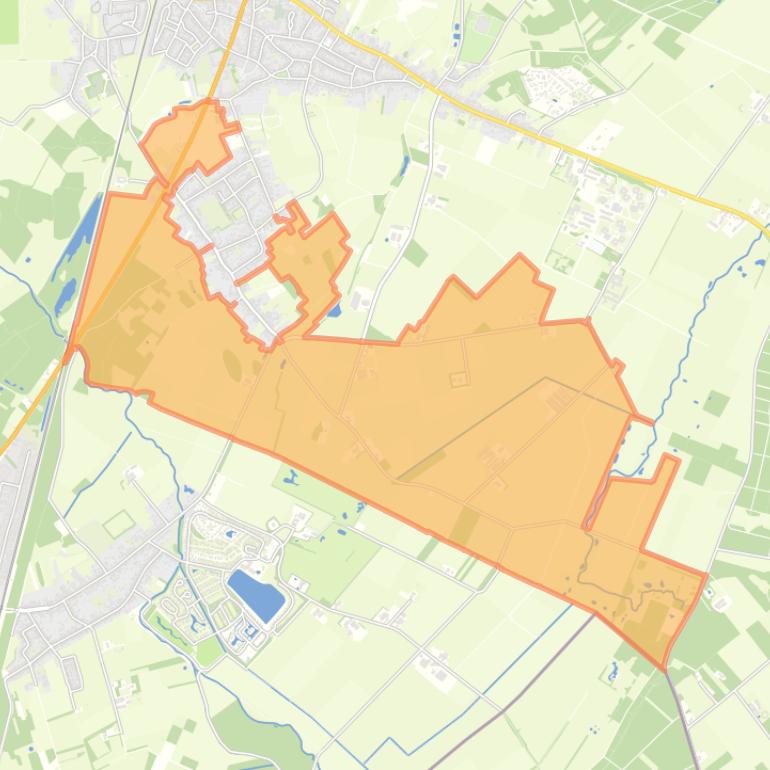 Kaart van de buurt Lilboscherveld.