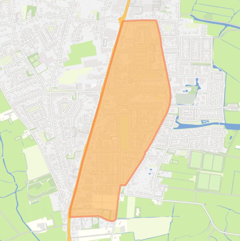 Kaart van de buurt Limmen Centrum.