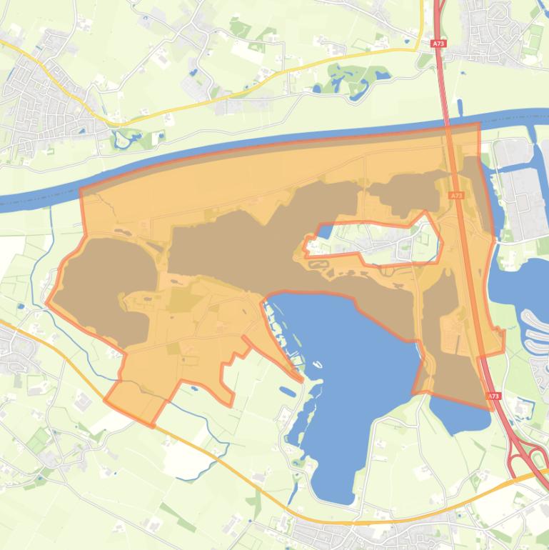 Kaart van de buurt Linden buitengebied.