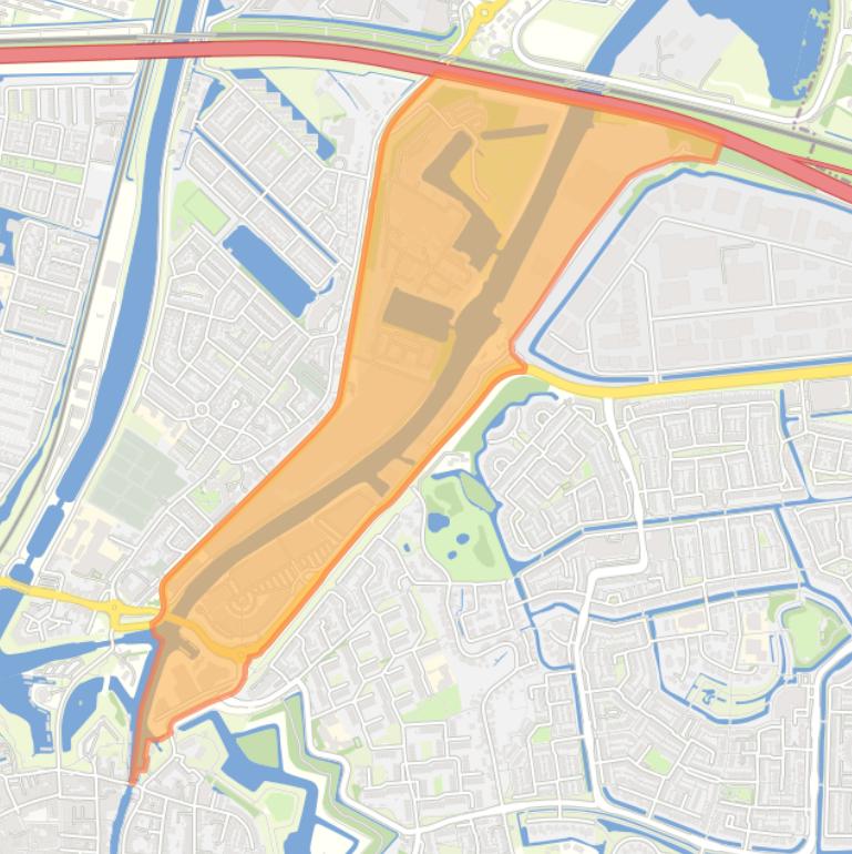 Kaart van de buurt Linge.