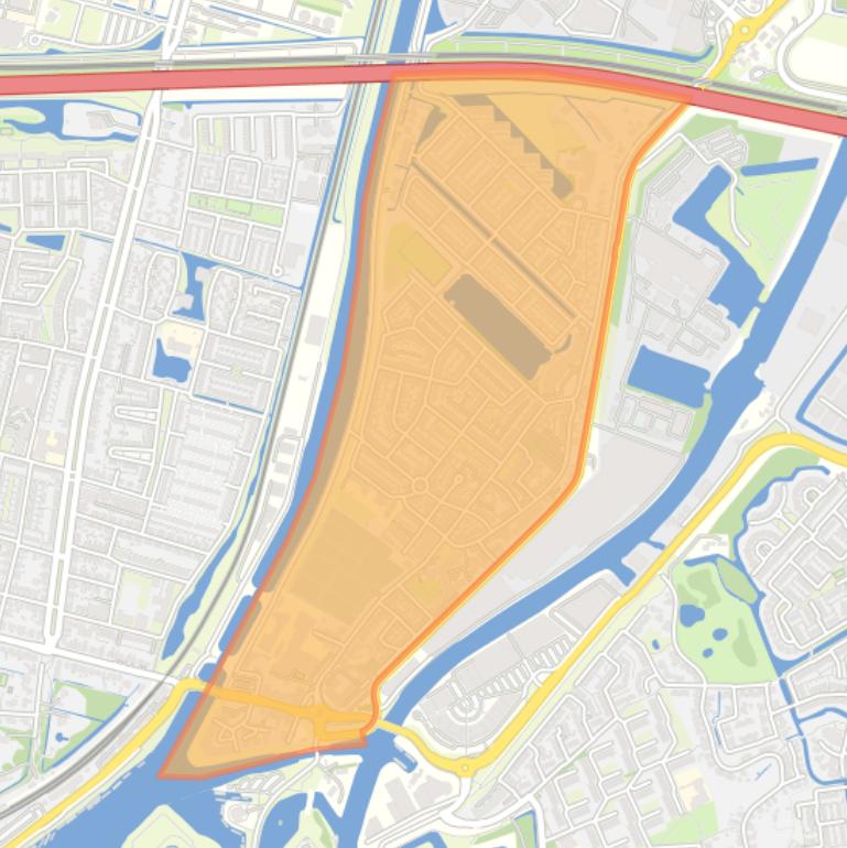 Kaart van de buurt Lingewijk.