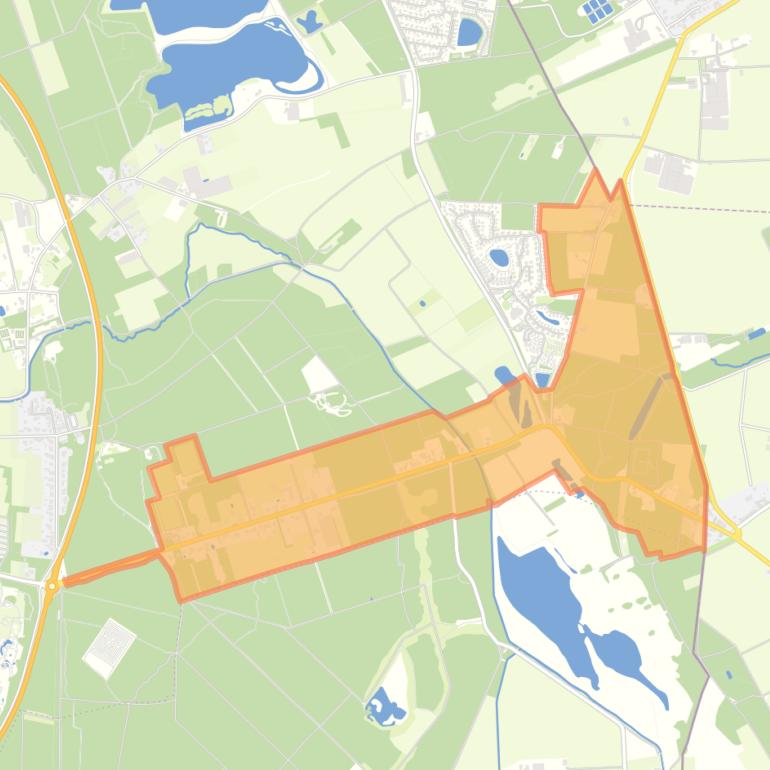 Kaart van de buurt Lingsfort.