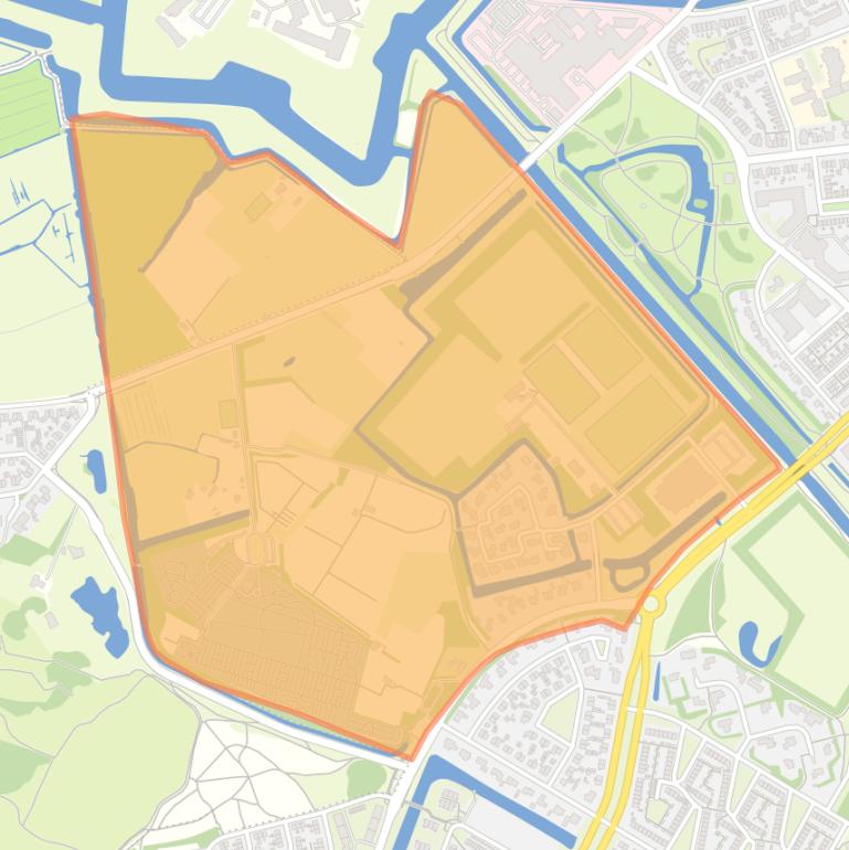 Kaart van de Liniebuurt.