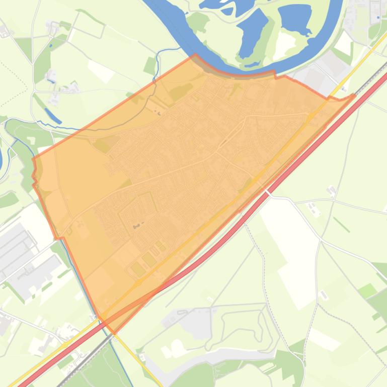 Kaart van de buurt Linne.