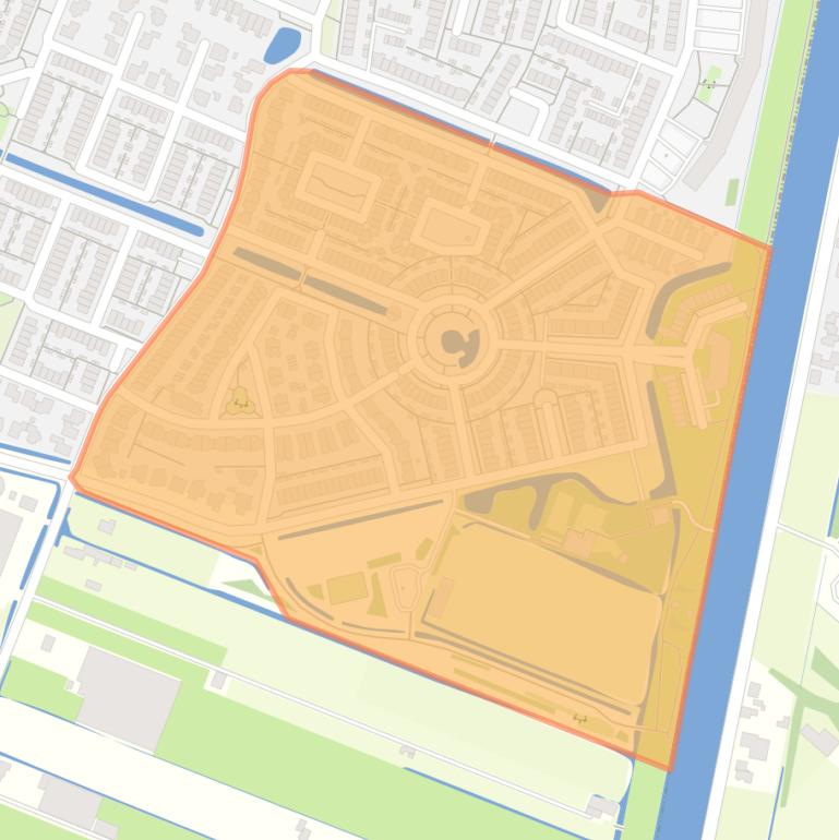 Kaart van de buurt Lisse Rond.