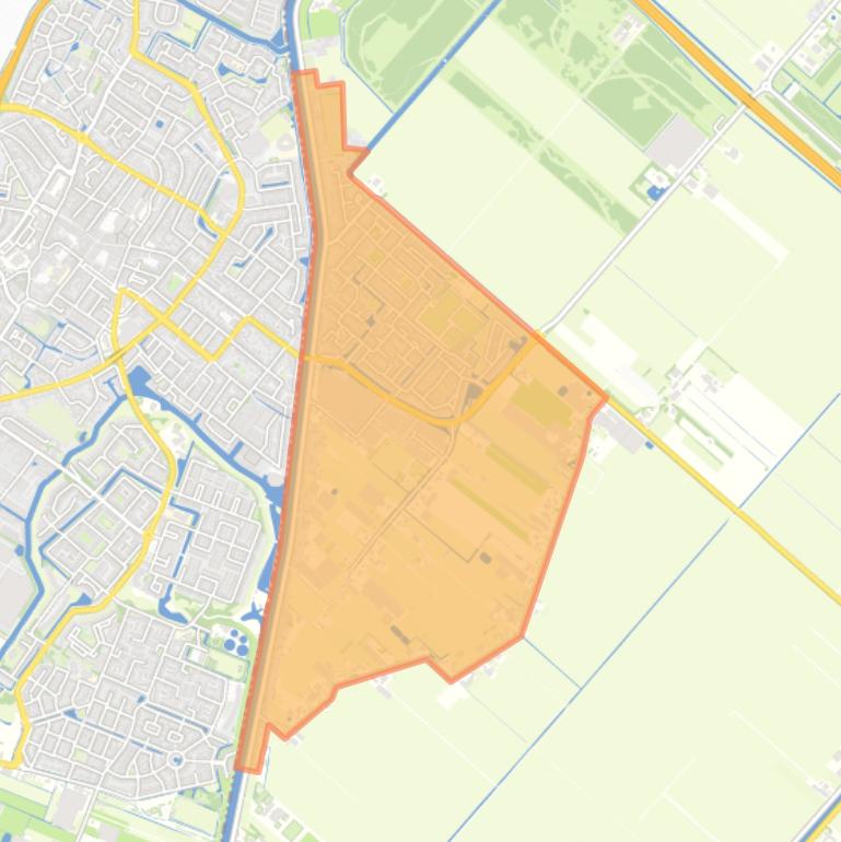 Kaart van de buurt Lisserbroek.