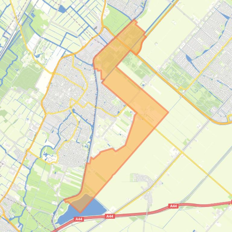 Kaart van de buurt Lisserbroek Omgeving.