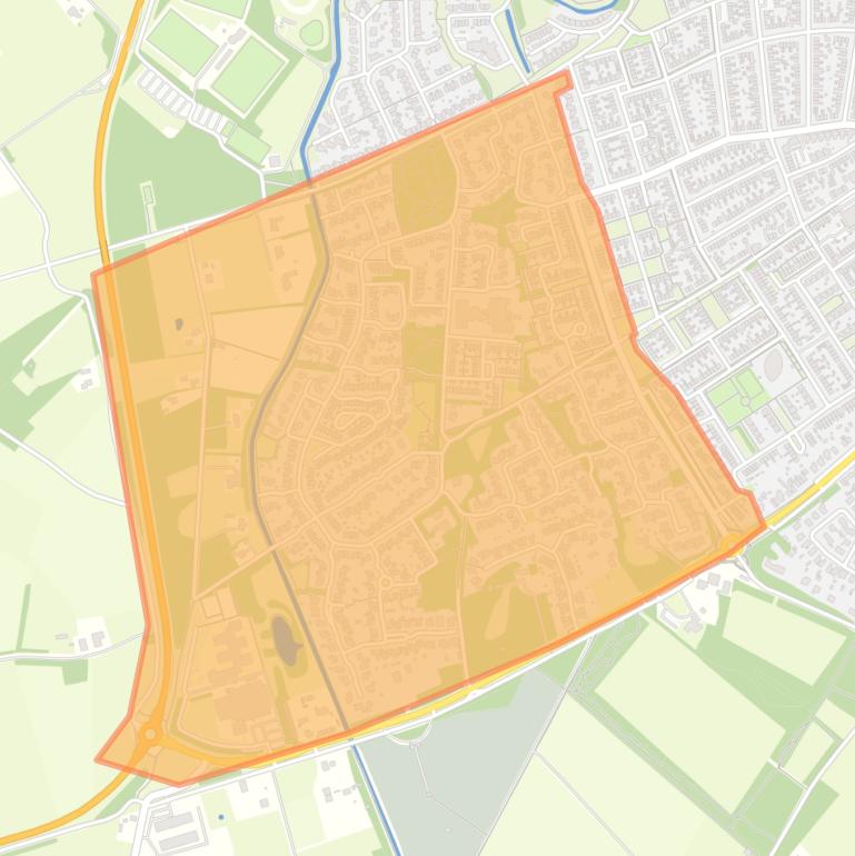 Kaart van de buurt Lochem-West.