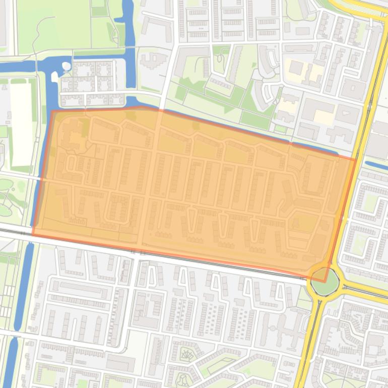 Kaart van de Lodewijk van Deysselbuurt.
