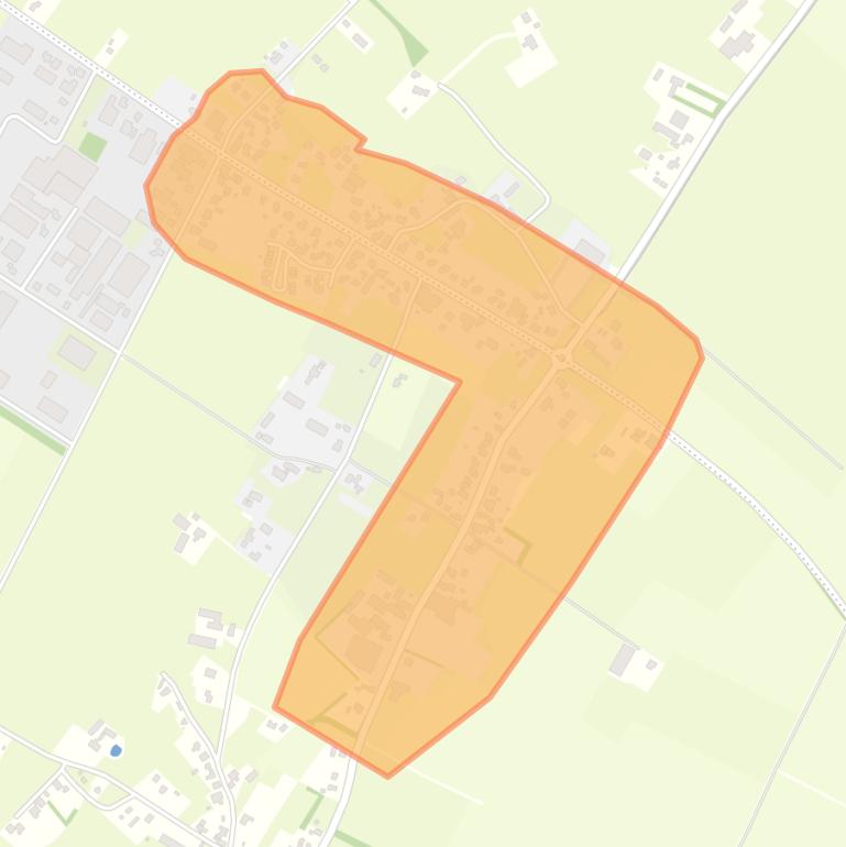 Kaart van de buurt Loerbeek.