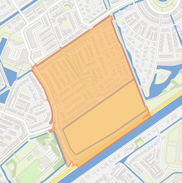 Kaart van de buurt Logendal.