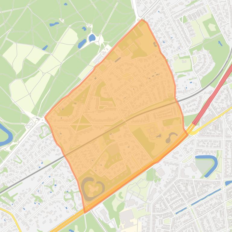 Kaart van de buurt Loonsebaan.