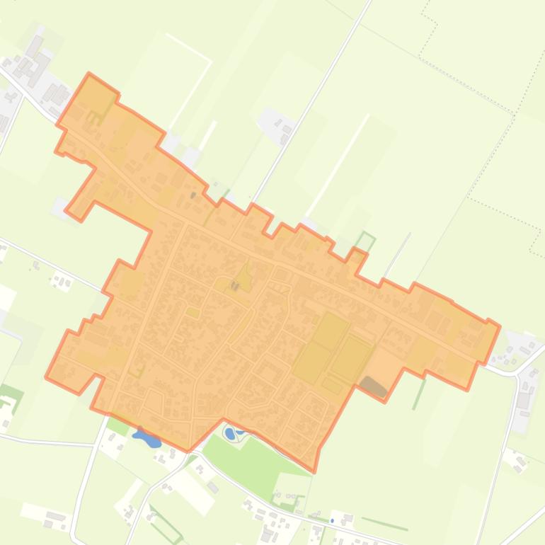 Kaart van de buurt Loosbroek.