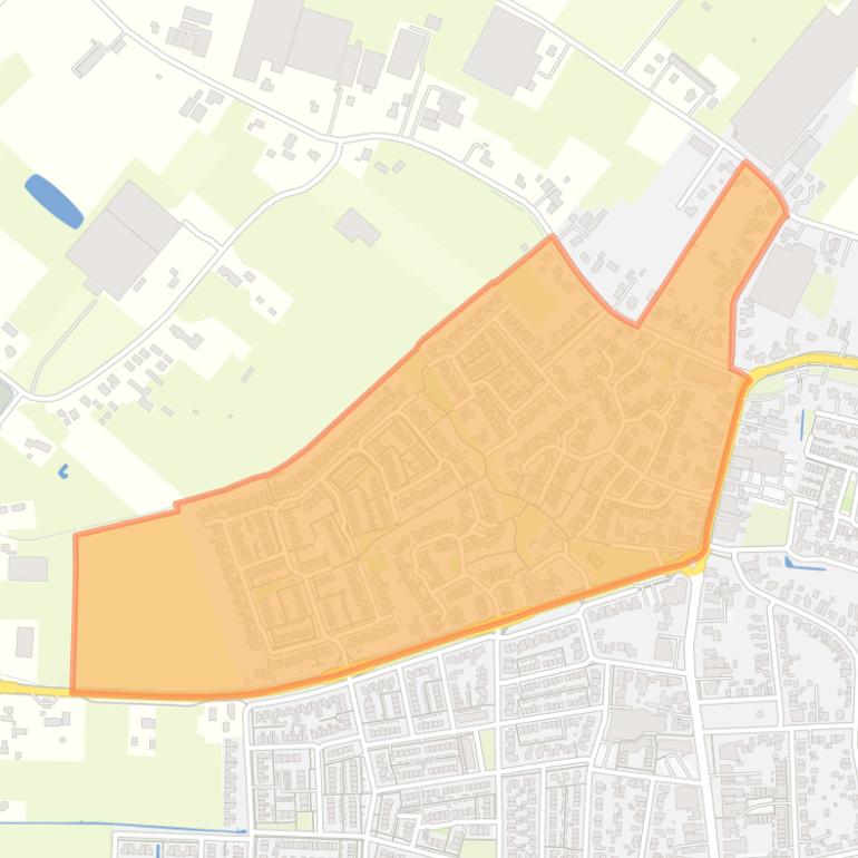 Kaart van de buurt Lootakkers.