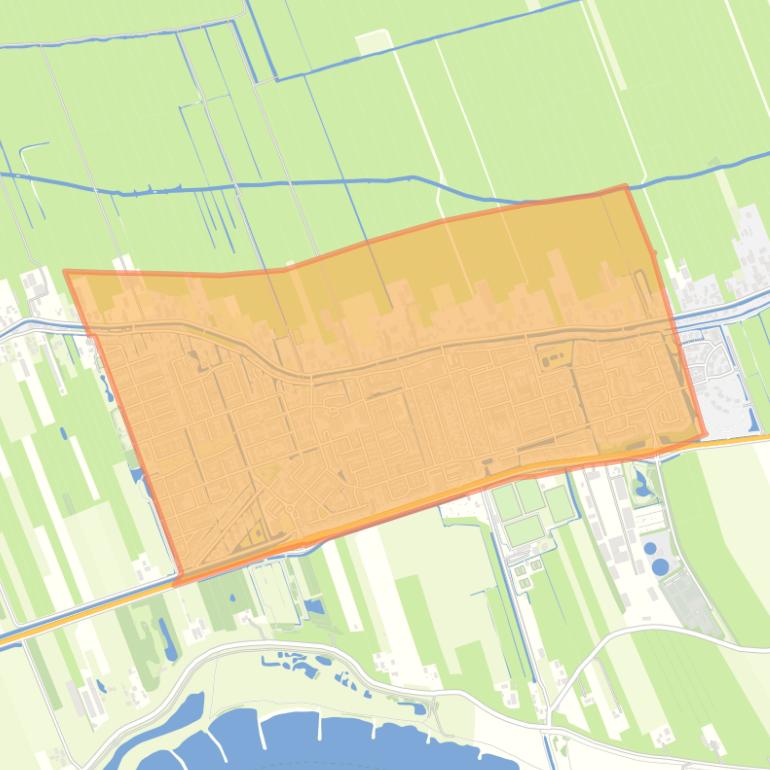 Kaart van de buurt Lopik-Dorp.