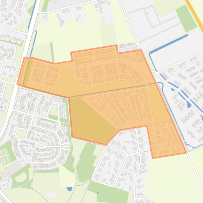 Kaart van de buurt Loverbosch.