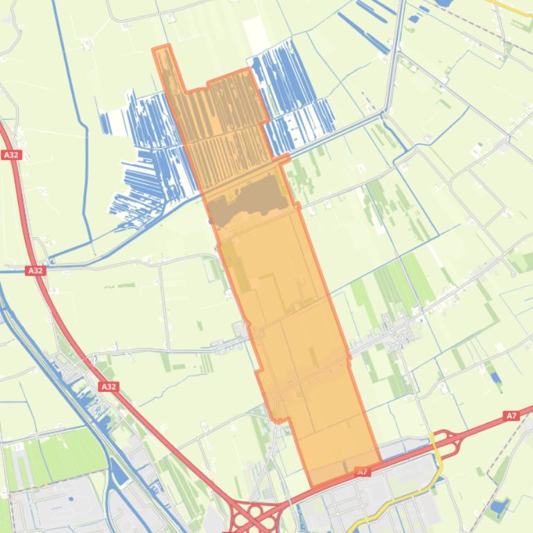 Kaart van de buurt Luinjeberd.