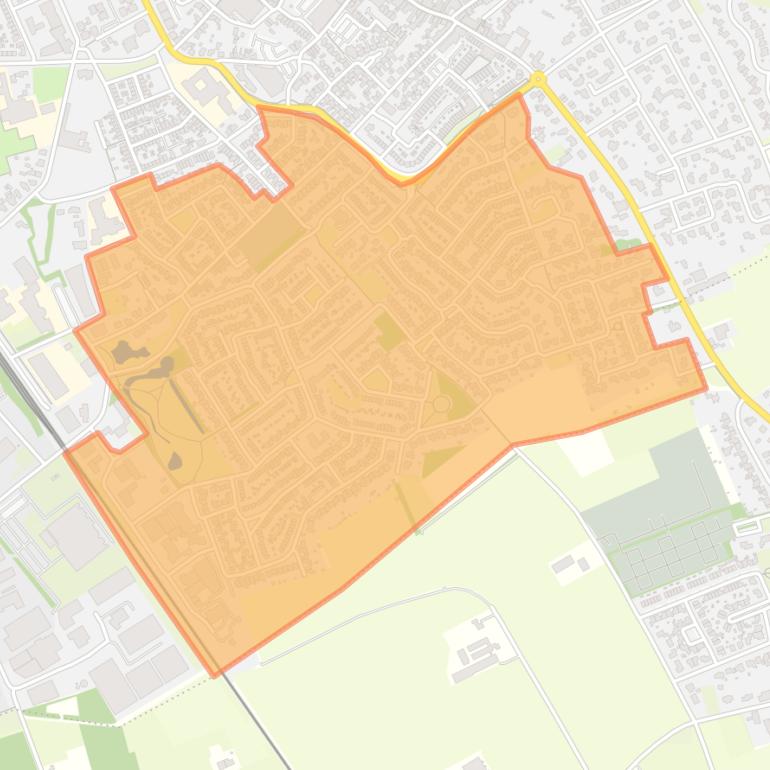 Kaart van de buurt Luneven.