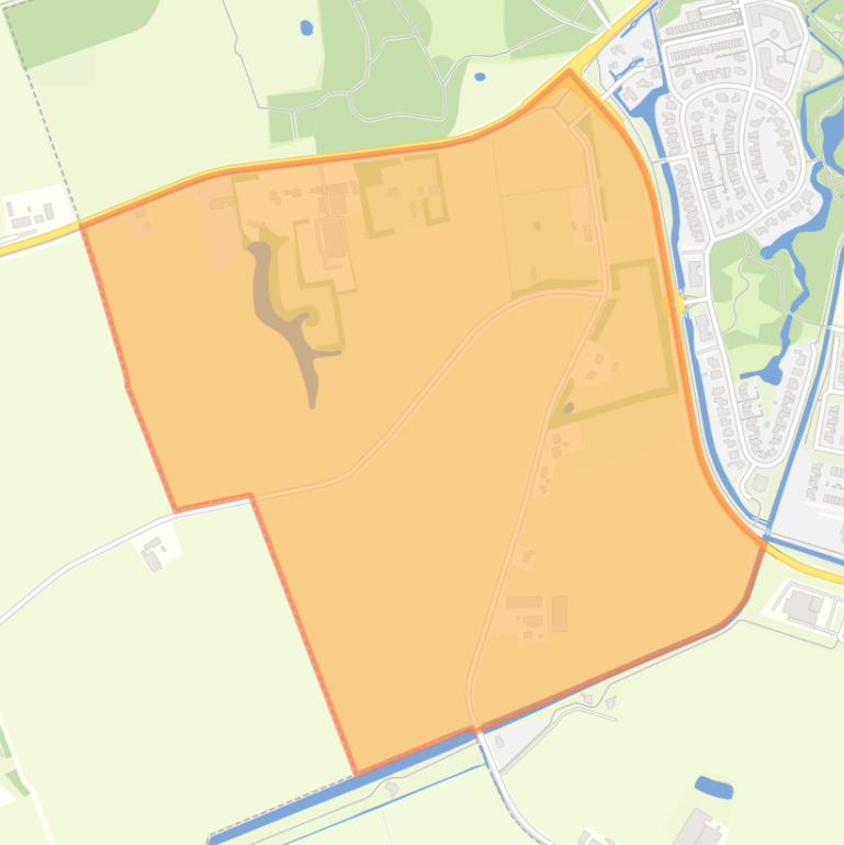 Kaart van de buurt Lustenburg.