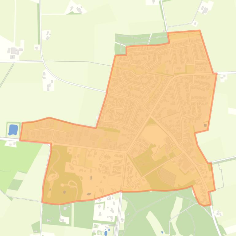 Kaart van de buurt Luttenberg Kern.