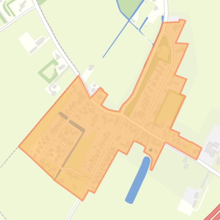 Kaart van de buurt Luxwoude-Kom.