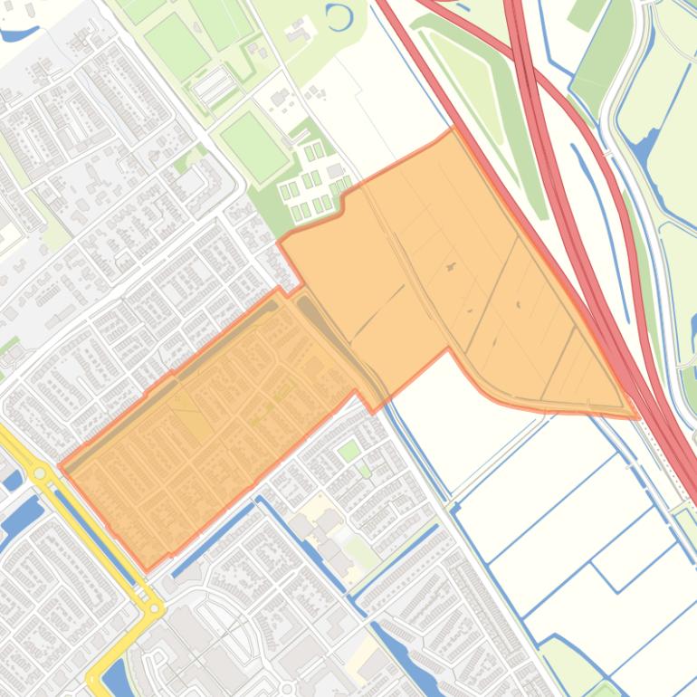 Kaart van de Maadbuurt.