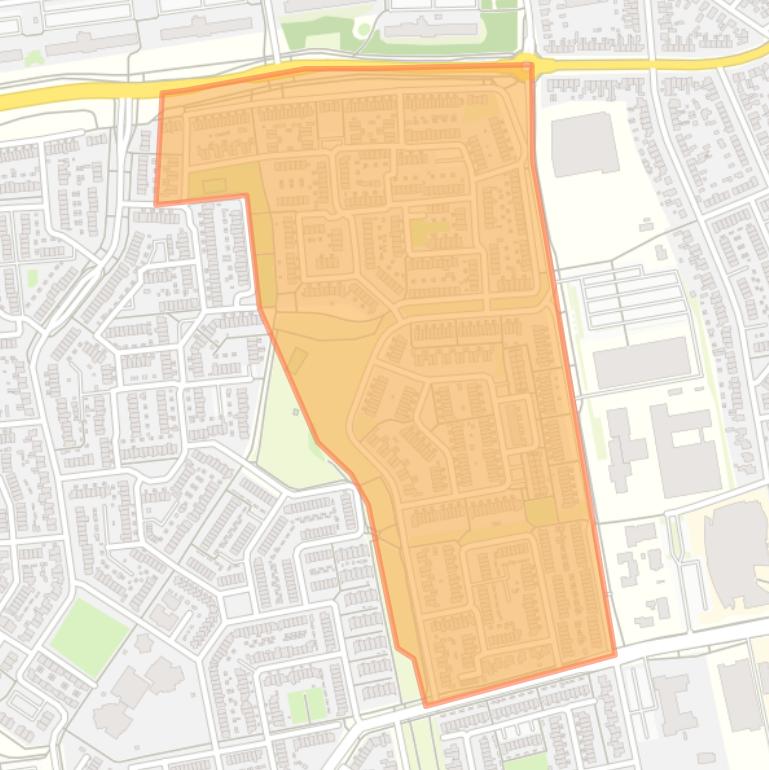 Kaart van de buurt Maandereng-Oost.