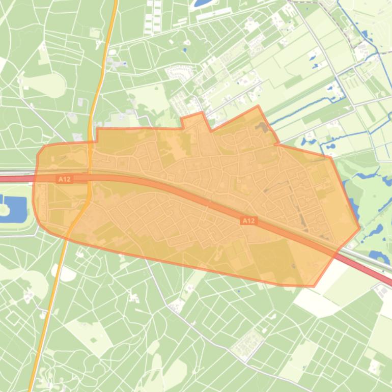 Kaart van de buurt Maarn-Dorp.