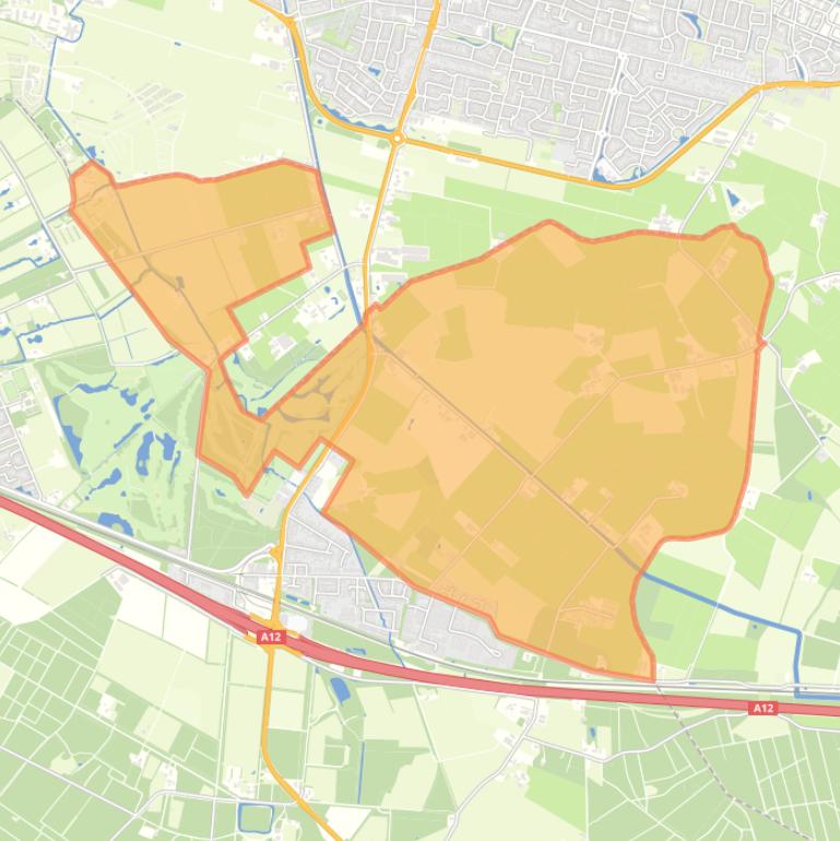 Kaart van de buurt Maarsbergen - De Meent.