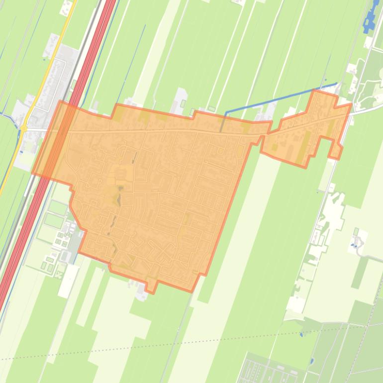 Kaart van de buurt Maartensdijk Kern.