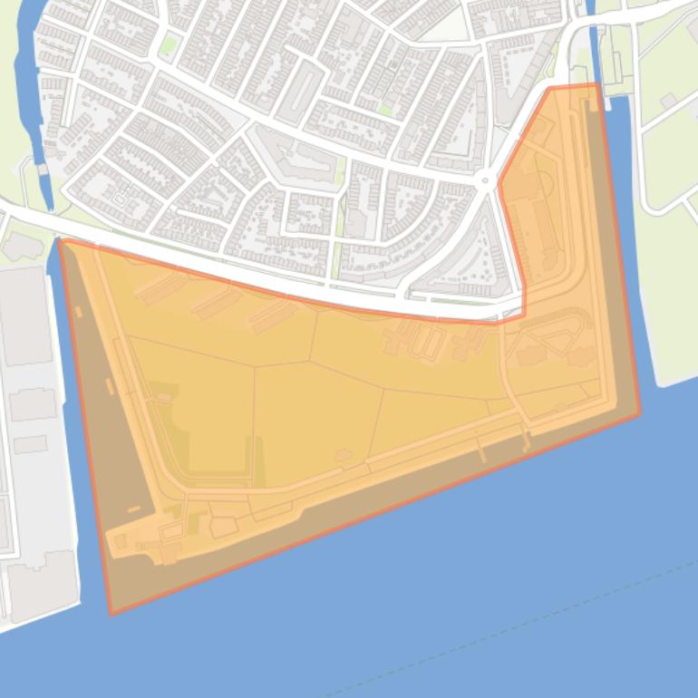 Kaart van de buurt Maasboulevard.