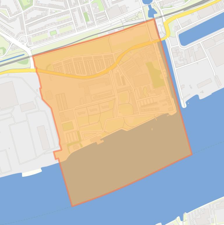 Kaart van de buurt Maasboulevard.