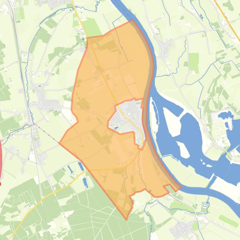 Kaart van de buurt Maashees buitengebied.