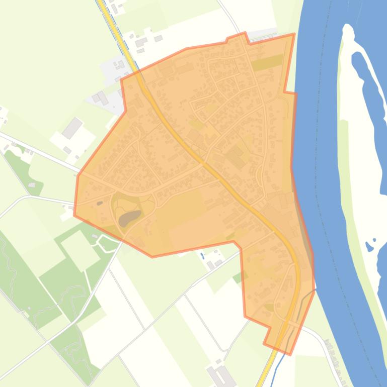 Kaart van de buurt Maashees Centrum.