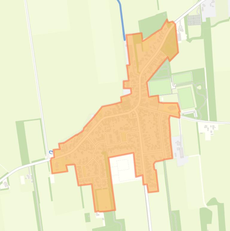 Kaart van de buurt Makkinga.